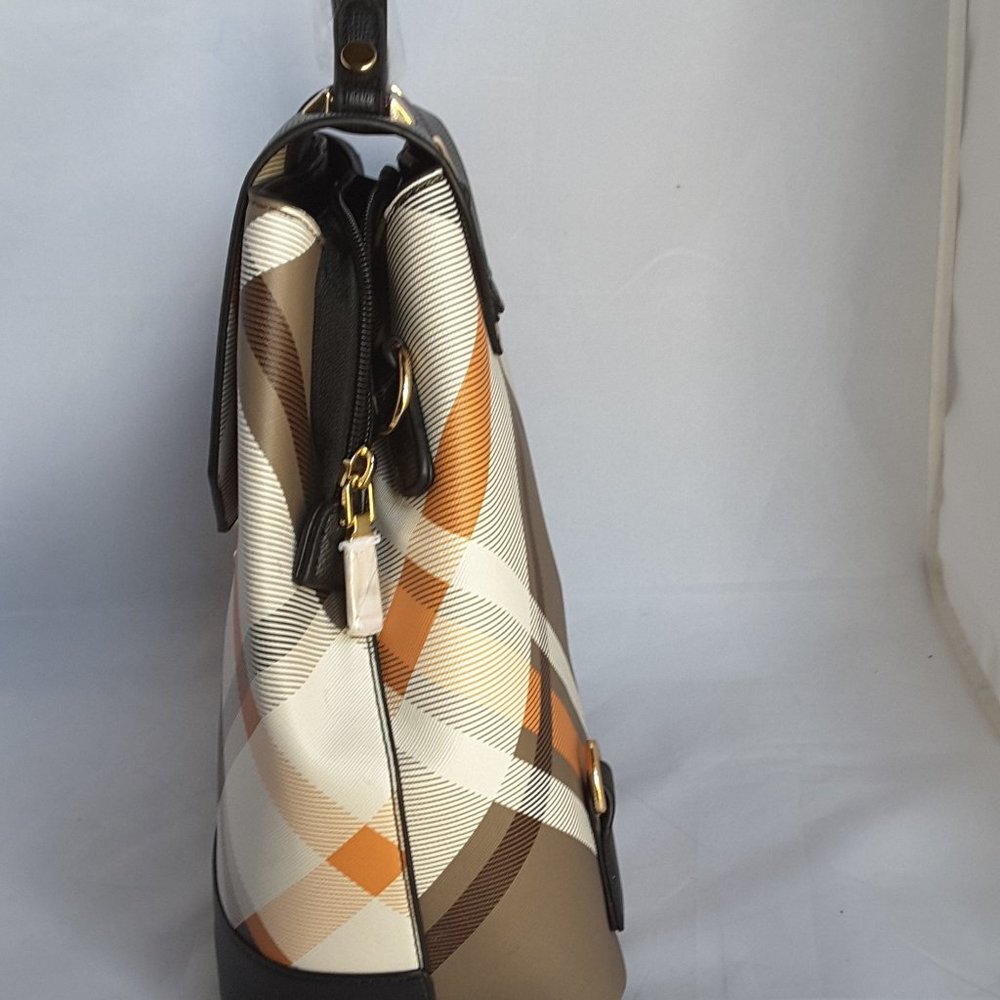 FAUX LEATHER 2 IN 1 BACKPACK & SMALL PURSE - Picture 2 of 9